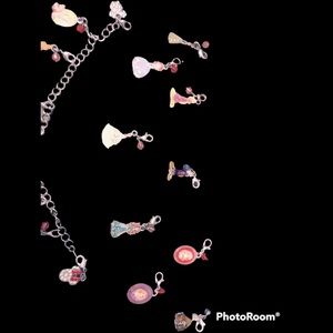 Two charm bracelets each one sold separately authentic disney sterling